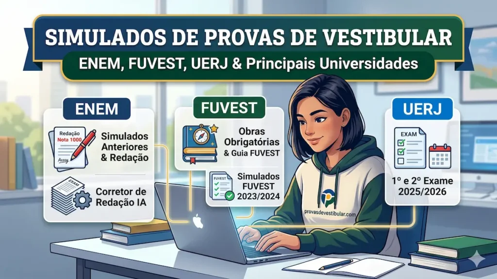 Simulados de Provas de Vestibular